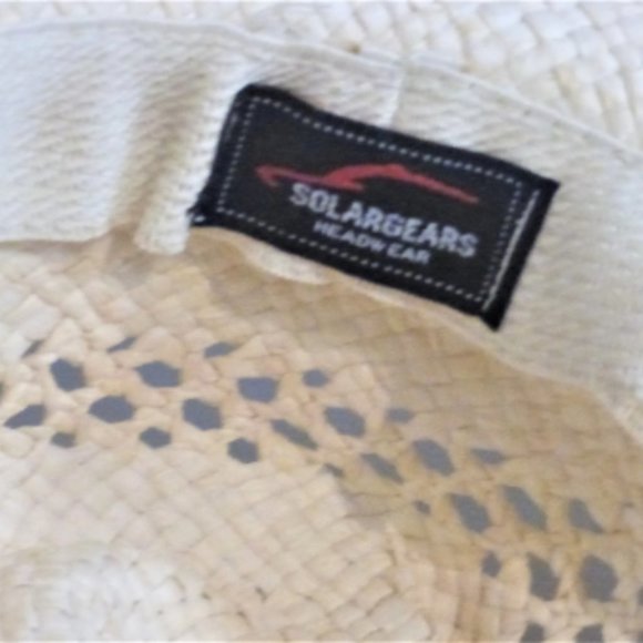 ST6IN Solargears Headwear Woman's STRAW HAT Cowboy Hat Woman's Sun Hat Mountain - Picture 5 of 7